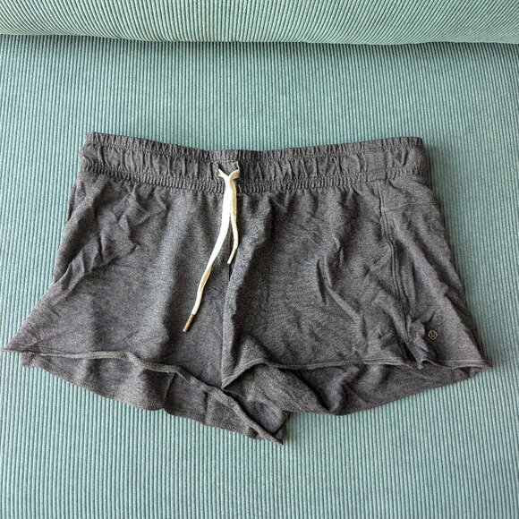 Dark Grey Lululemon Shorts (Size 4) - Picture 2 of 5